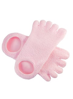 Oasis Pair Of Moisturizing Gel Socks Pink 
