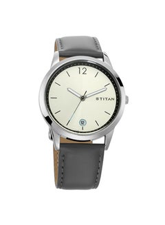 Men's Leather Analog Wrist Watch 1806SL03