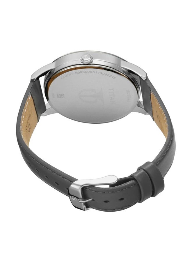 TITAN - Men's Leather Analog Wrist Watch 1806SL03 - Image 1