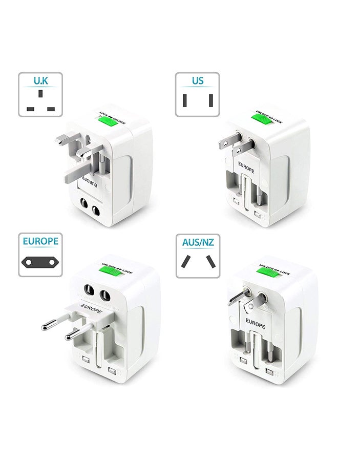 ميفان محول الطاقة العالمي للسفر All-In-One أبيض  - Image 4