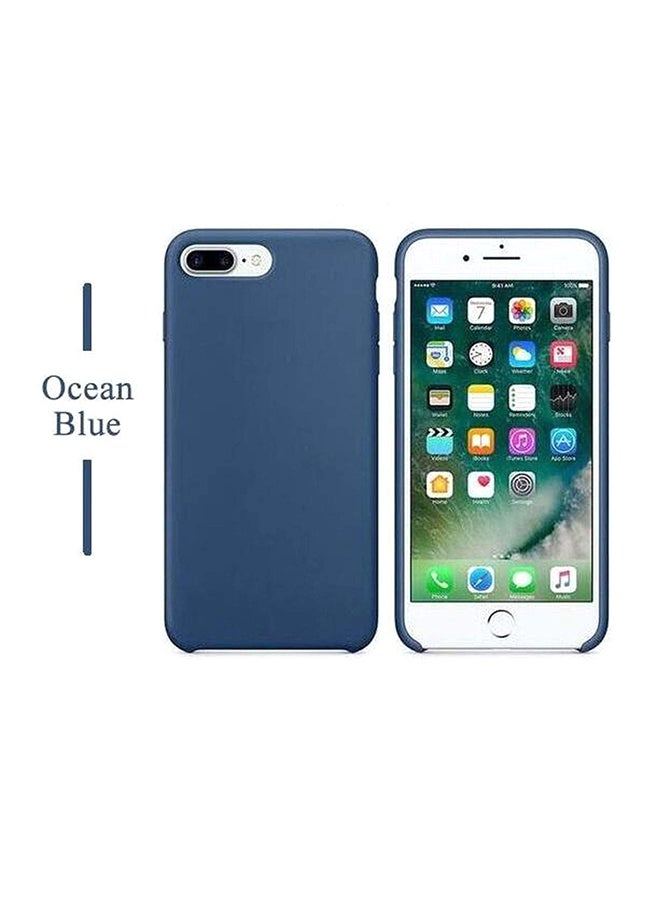 Generic - Silicone Snap Case Cover For Apple iPhone 7 Plus Ocean Blue - Image 1