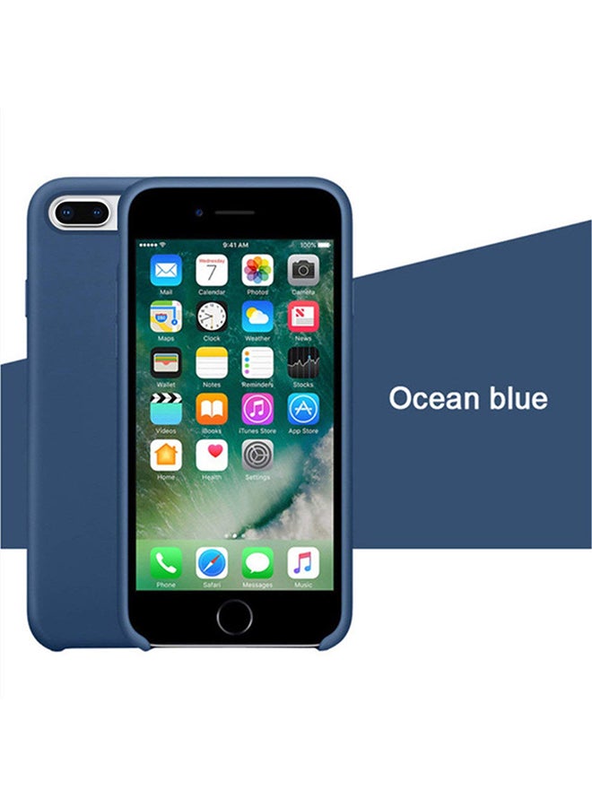 Generic - Silicone Snap Case Cover For Apple iPhone 7 Plus Ocean Blue - Image 1