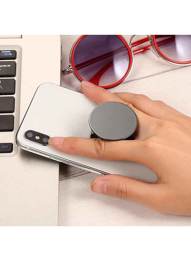 Generic - Pop Socket With Stand For Smartphones Black - Image 1