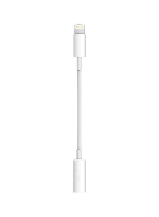 3.5mm AUX Extender Lightning Connector Cable For iPhone White - Image 4
