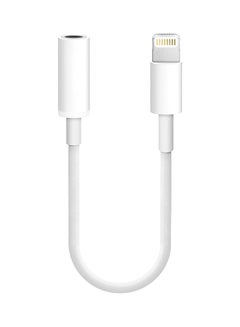 Generic Lightning To 3.5mm Female AUX Audio Adapter For iPhone 7 White  - Image 2