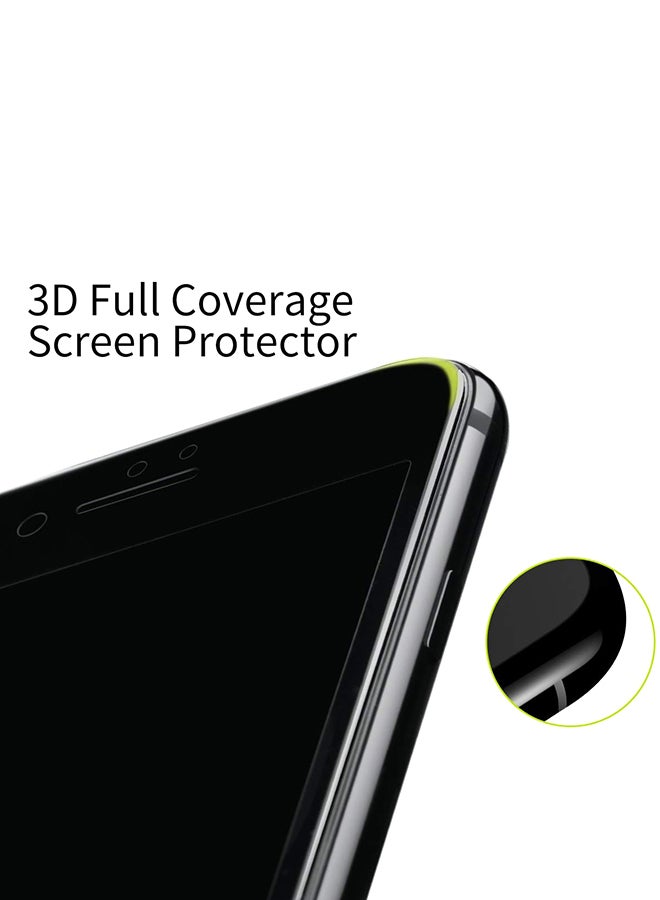 Anti-Spy Privacy Tempered Glass Screen Protector For Apple iPhone 8 Plus Black  - Image 2