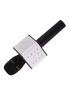 Generic Q7 Bluetooth Karaoke Microphone With Speaker wireless-microphone-black Black/White  - Image 3