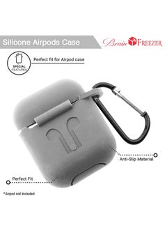 Generic Protective Case Cover With Strap For Apple AirPods Pro Grey  - Image 3