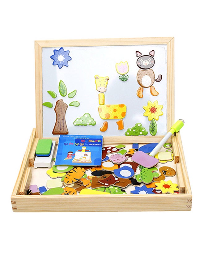 LNKOO Wooden Magnetic Puzzle Board 30x23x3.8cm  - Image 2