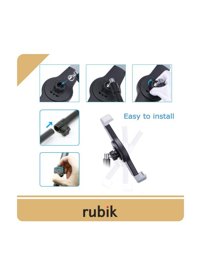 روبيك حامل ثلاثي القوائم القابلة للطي للتابلت أسود - Image 5