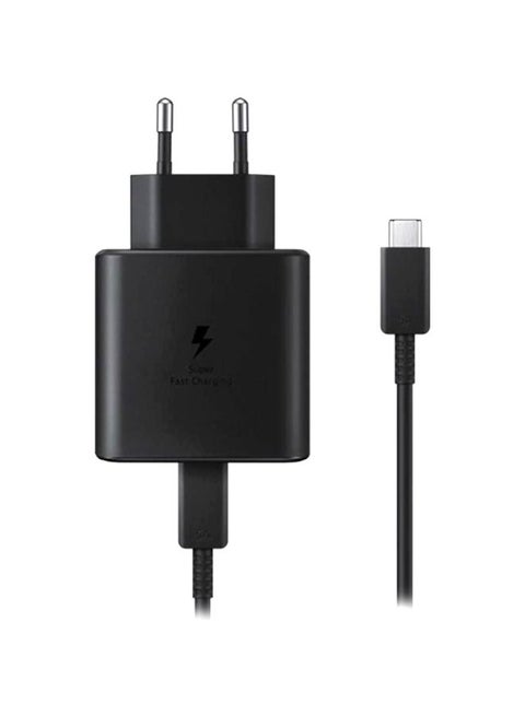شاحن Type-C فائق السرعة بدبوسين أسود