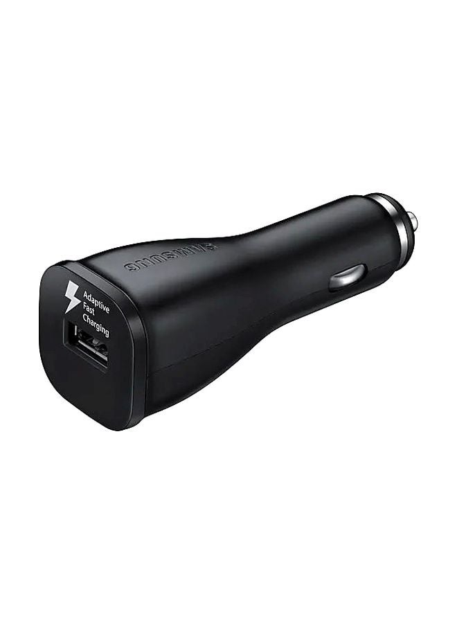 Samsung Car Charger With USB Charging Cable Black  - Image 1