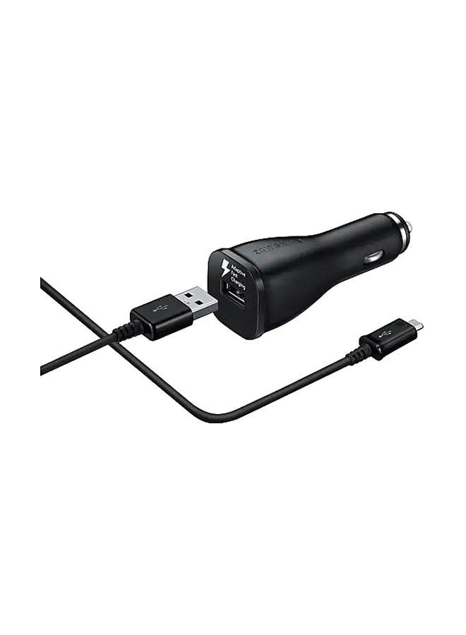 Samsung Car Charger With USB Charging Cable Black  - Image 2