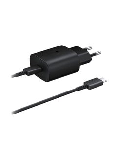Samsung Travel Adapter With Type-C Charging Cable Black  - Image 1