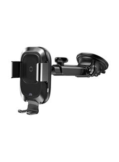 Baseus Smart Wireless Car Charger, 10W Qi Fast Charging Auto-Clamping Car Charger Mount, Car Dashboard and Windshield Phone holder for iPhone 13/13 Pro/12/11/XR/X/8, Samsung S20/Note 10+/S10/S9 and More Black  - Image 2