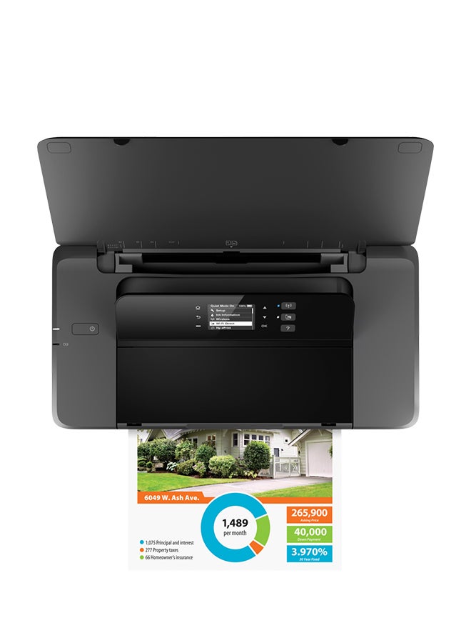 HP - N4K99C Wireless Mobile Printer Black - Image 1