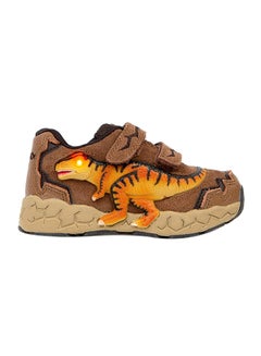 Hook And Loop Closure Low Top Sneakers Mocha