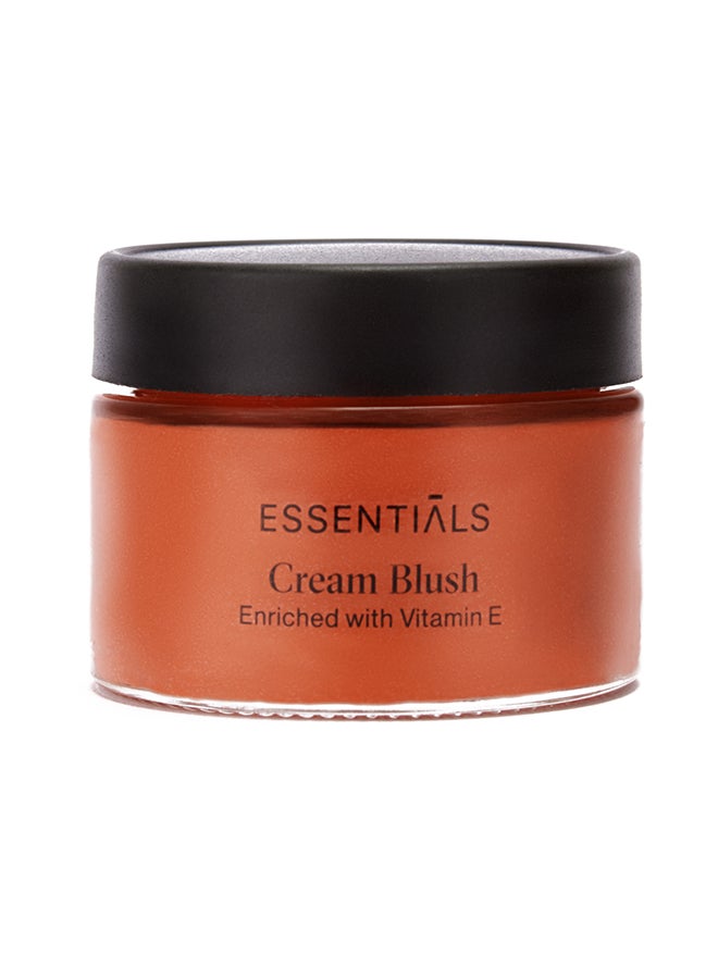 ESSENTIALS Cream Blush Enriched With Vitamin E Dark Ruby Shade 5 
