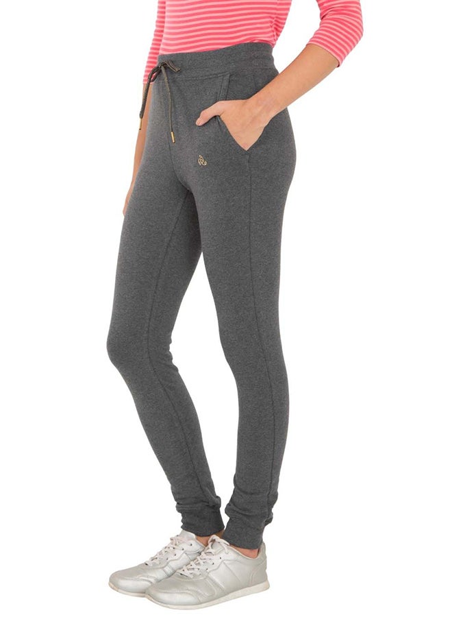JOCKEY Cuffed Track Pant Charcoal Melange  - Image 3