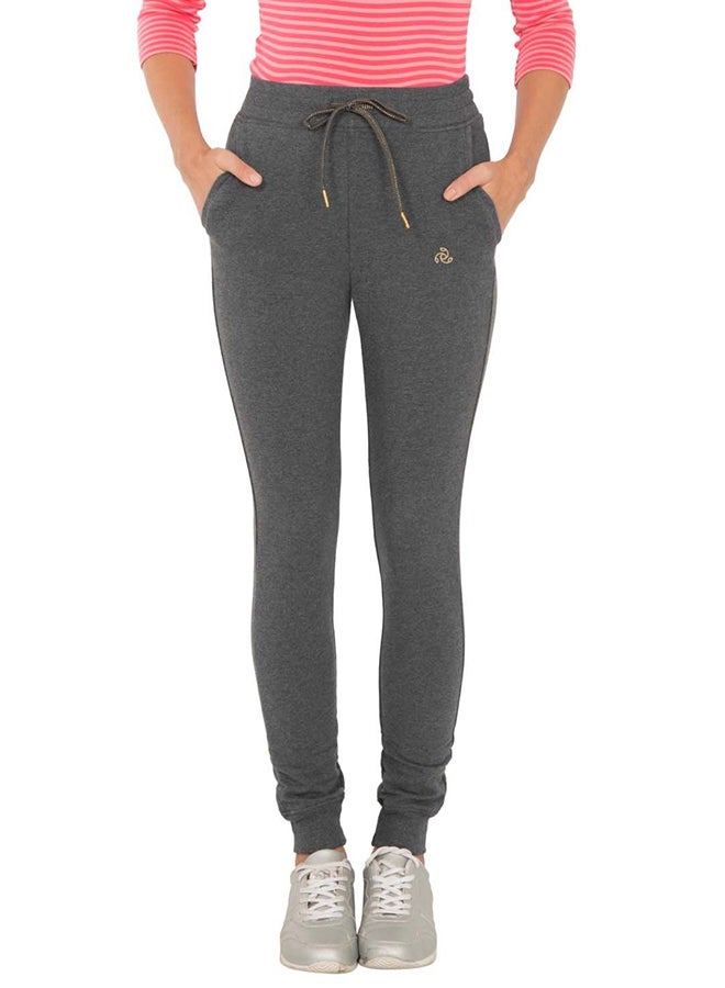 JOCKEY Cuffed Track Pant Charcoal Melange  - Image 1