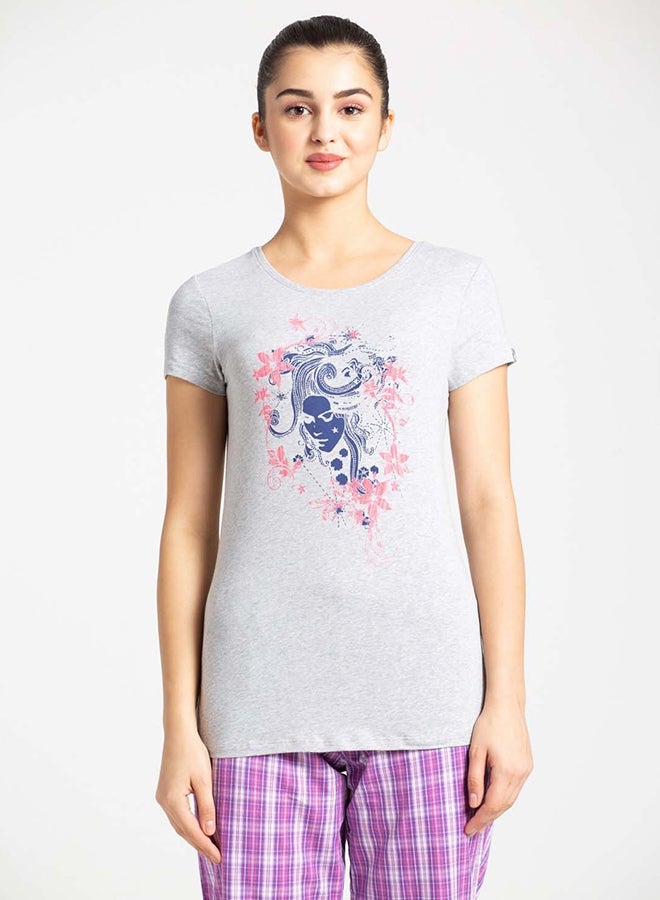 JOCKEY Graphic Short Sleeve T-Shirt Assorted Color/Print - Image 1