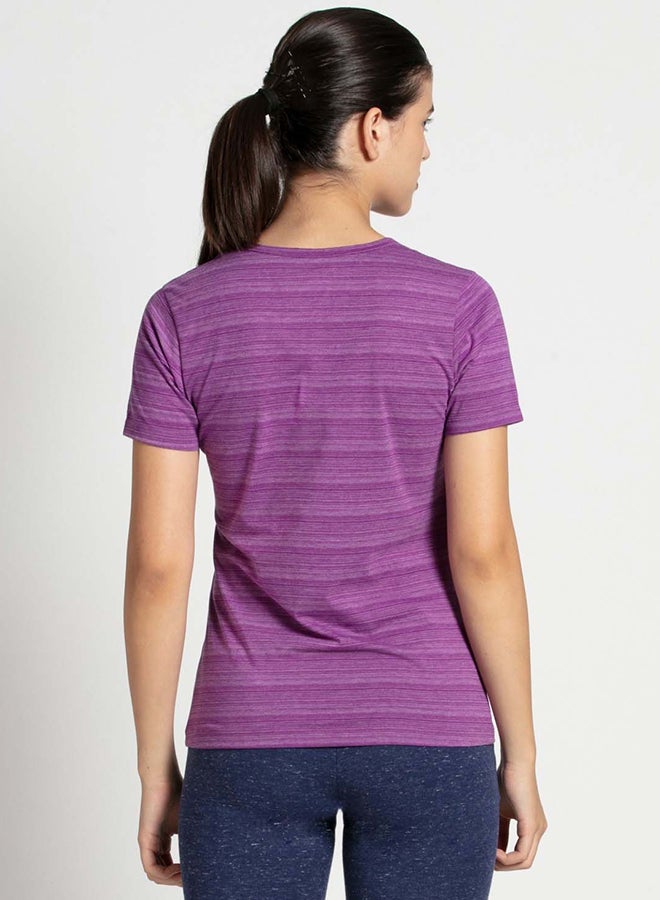 JOCKEY - V-Neck T-Shirt Purple Glory - Image 1