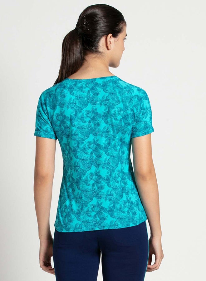 JOCKEY - Crew Neck T-Shirt Teal - Image 1