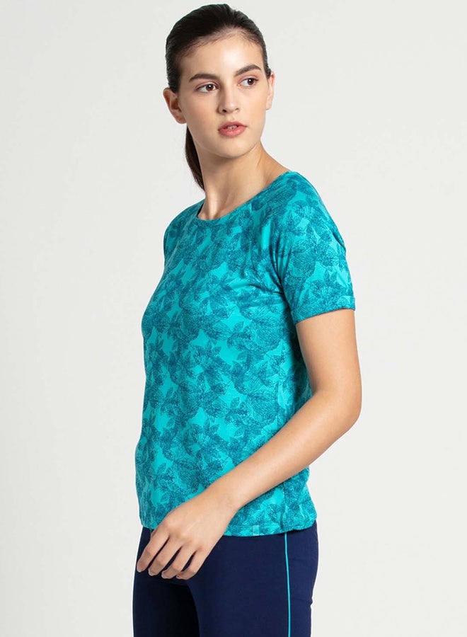 JOCKEY - Crew Neck T-Shirt Teal - Image 1