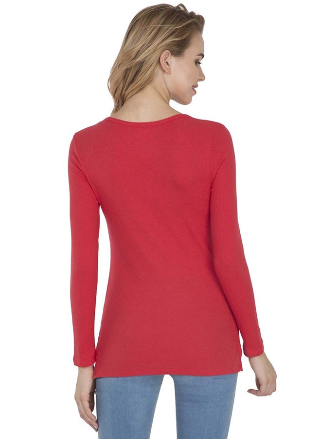 JOCKEY - Three Fourth Sleeve T-Shirt Hibiscus - Image 1