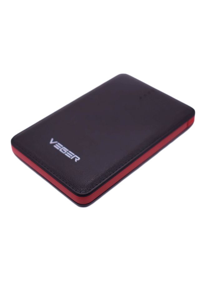 VEGER 15000.0 mAh Portable Power Bank Black/Red - Image 1