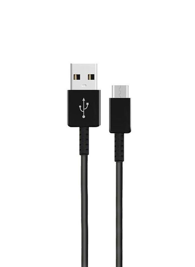 Samsung - Fast Charge Travel Adapter With USB Type C to A Cable 15W For Samsung Galaxy S6/S7/S8/S9/S10/S10+Plus Black - Image 1