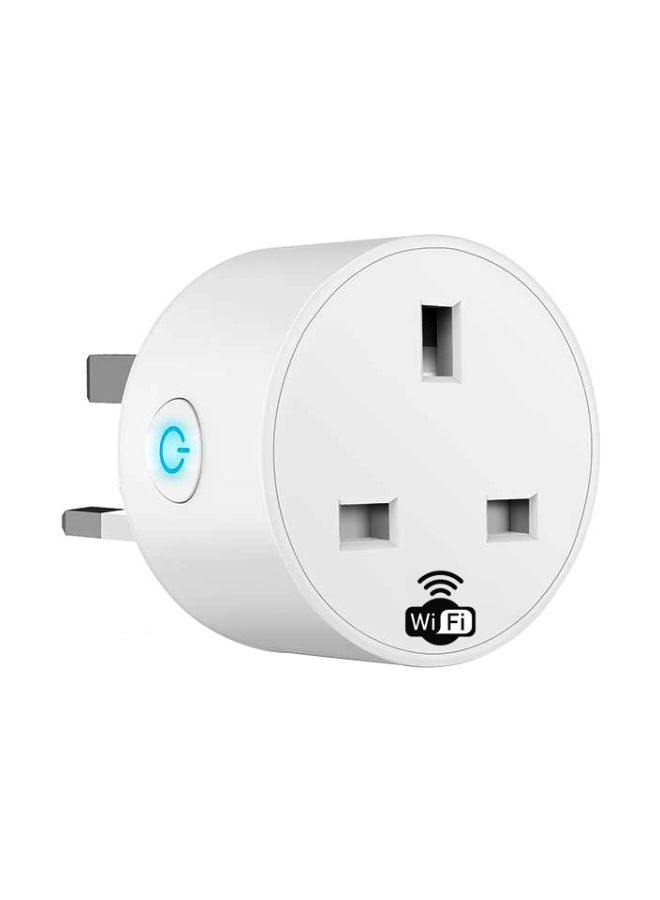 SmartLife - 3-Pin Wifi Plug White 6x6x5cm - Image 1