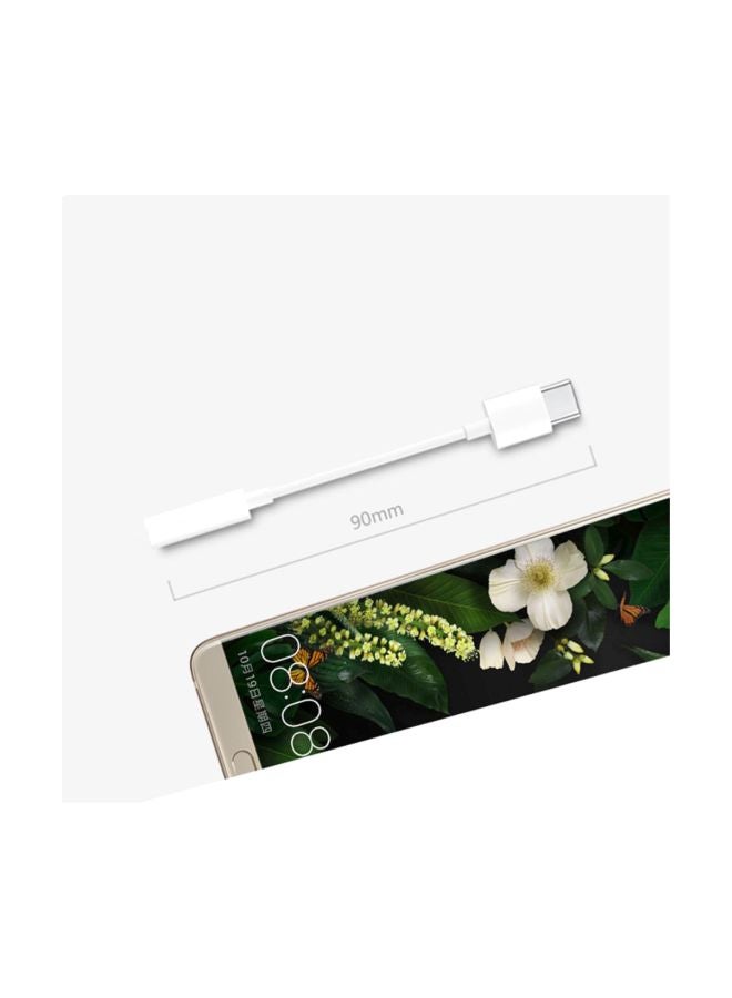 Ozone 3.5mm Female To Type-C Male Adapter White/Silver - Image 4