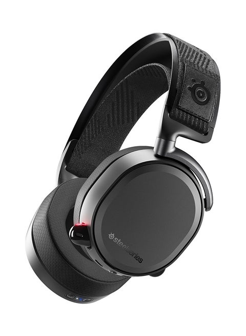 SteelSeries Arctis Pro Wireless - Gaming Headset Hi-Res Speaker Drivers Dual (2.4G & Bluetooth) Battery System For PC, PS5 and PS4 Black
