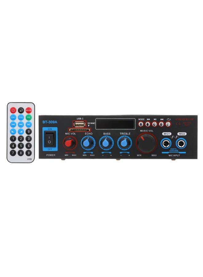 Generic Mini Audio Power Amplifier With Remote V6372_P Multicolour  - Image 1