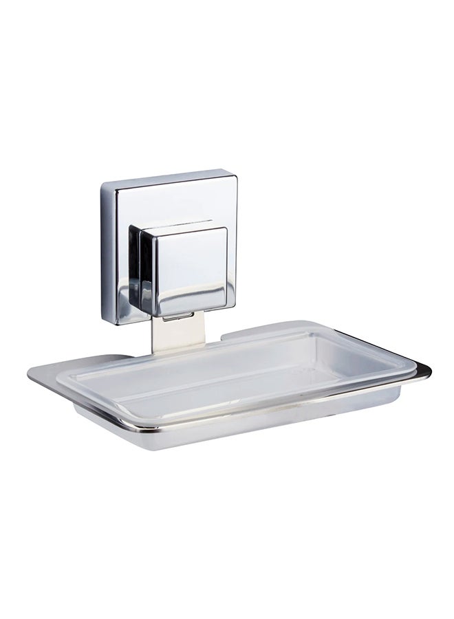SMARTLOC - Soap Dish Holder Silver 11x4x15cm - Image 1