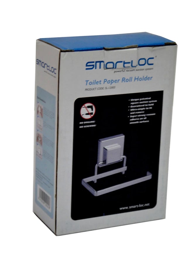 SMARTLOC - Toilet Paper Roll Holder Silver 24x6x12centimeter - Image 1