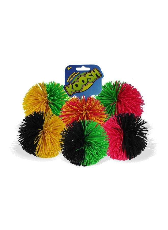 Basic Fun - 6-Piece Koosh Ball 1860 3inch - Image 1