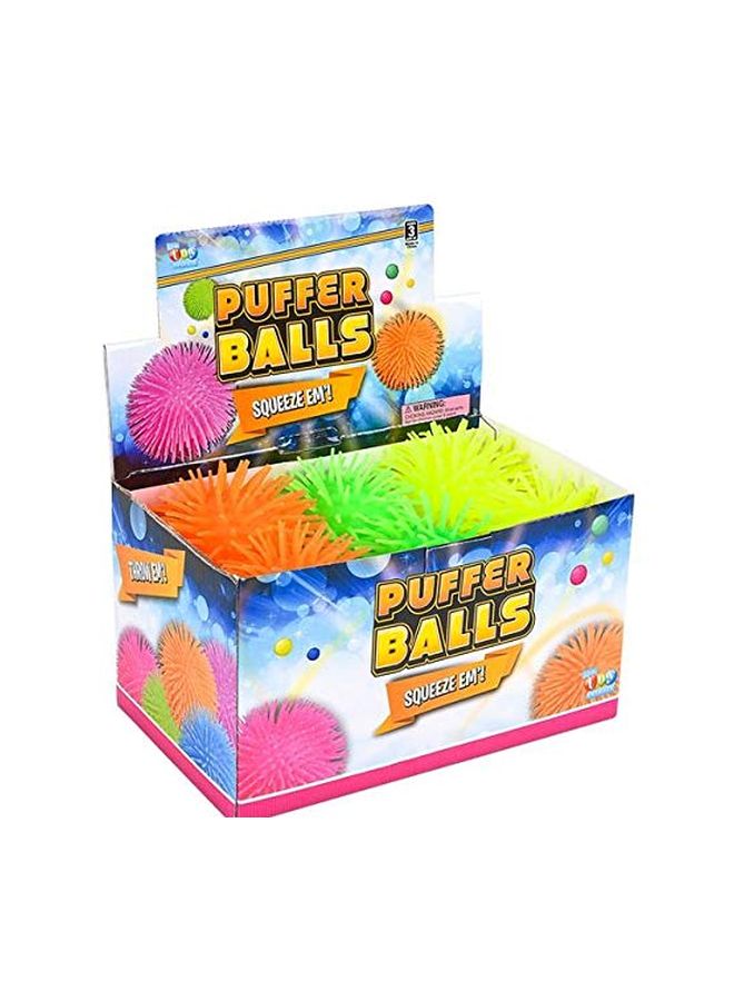 Rhode Island Novelty 12-Piece Puffer Ball Toy Set BAPUFSM 5inch - Image 2