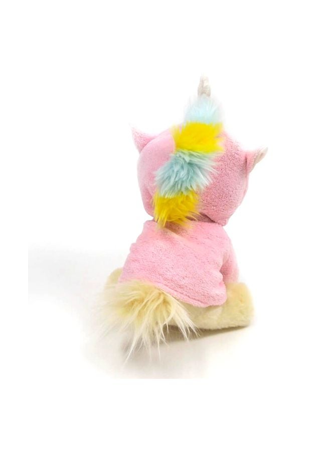 غاند دمية محشوة على شكل كلب بو يرتدي زي اليونيكورن طراز 4060859 9بوصة - Image 4