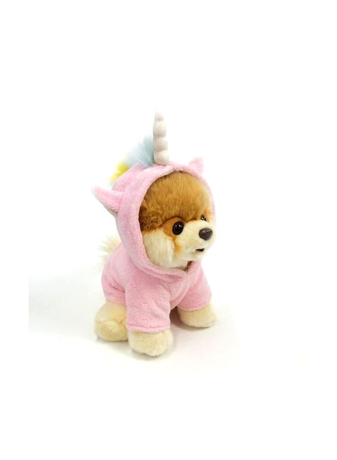 غاند دمية محشوة على شكل كلب بو يرتدي زي اليونيكورن طراز 4060859 9بوصة - Image 3
