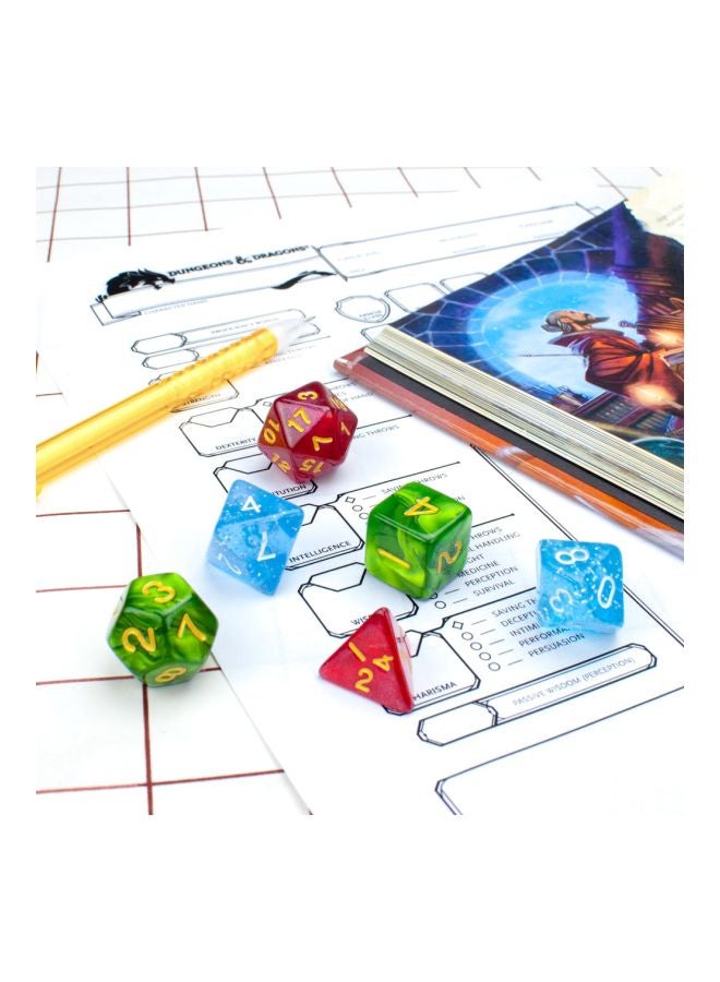 Wiz Dice 7-Piece Polyhedral Dice SG_B01LFDFB22_US  - Image 4