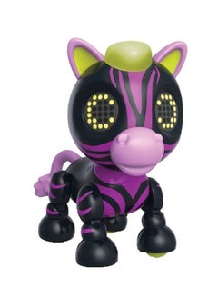 Zellie Interactive Zebra With Lights, Sounds And Sensors Electronic Toy
