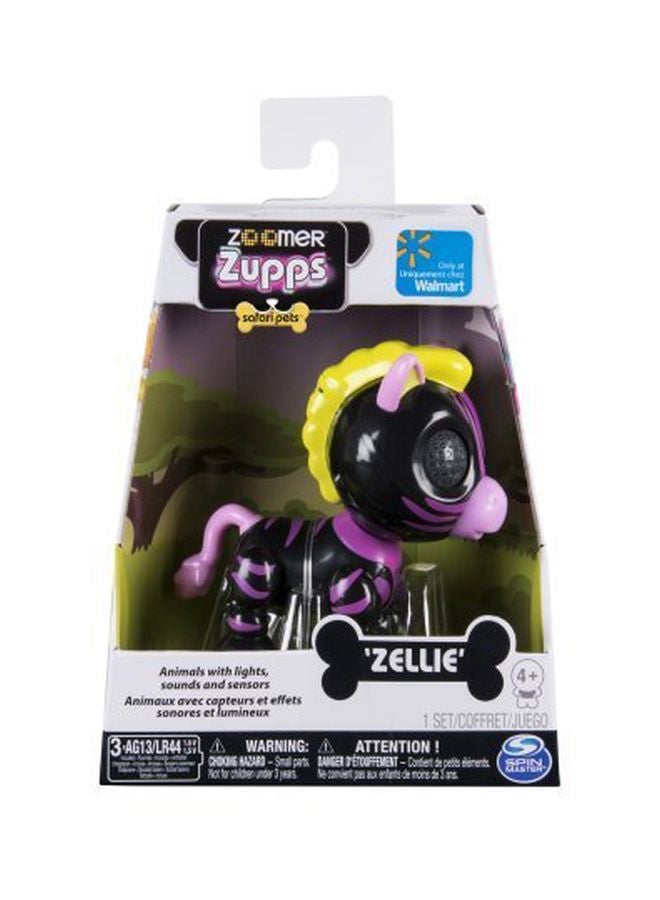 Zoomer - Zellie Interactive Zebra With Lights, Sounds And Sensors Electronic Toy - Image 1
