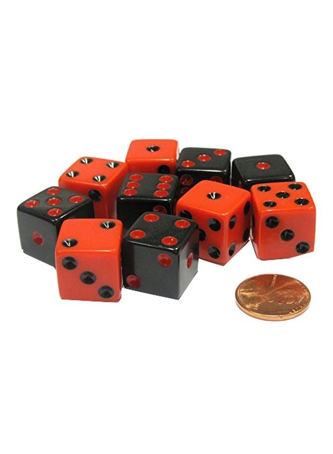 Koplow Games 10-Piece Six Sided Square Dice - Image 1