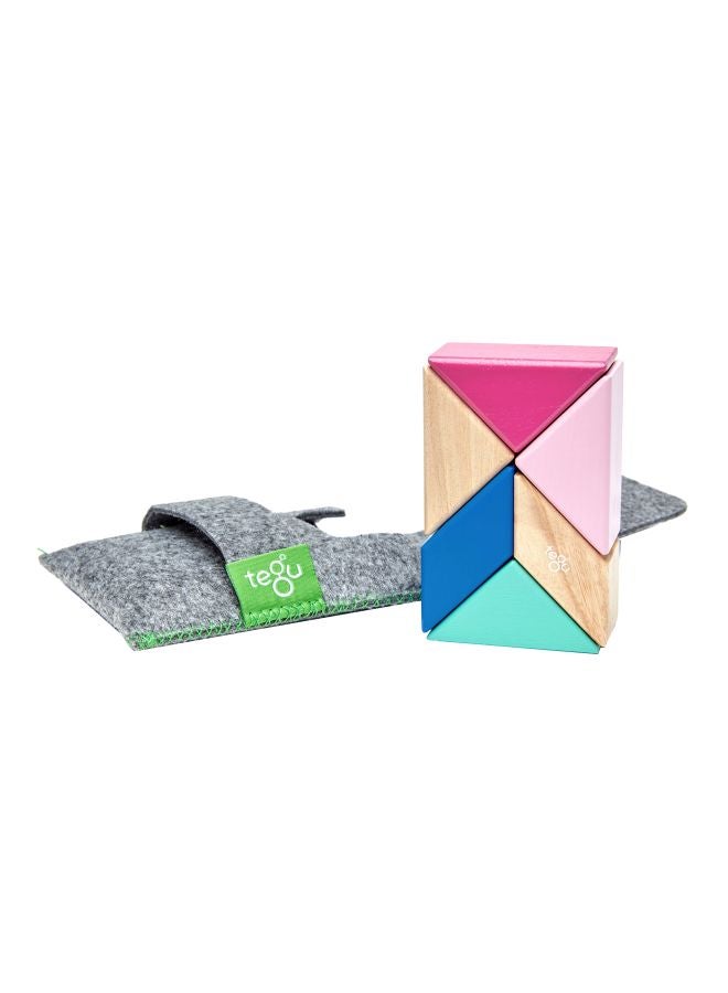Tegu 6-Piece Prism Magnetic Wooden Block Set PPP-BSM-607T - Image 1