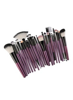 MAANGE 25 Piece Make Up Brush Set Purple/Black  - Image 3