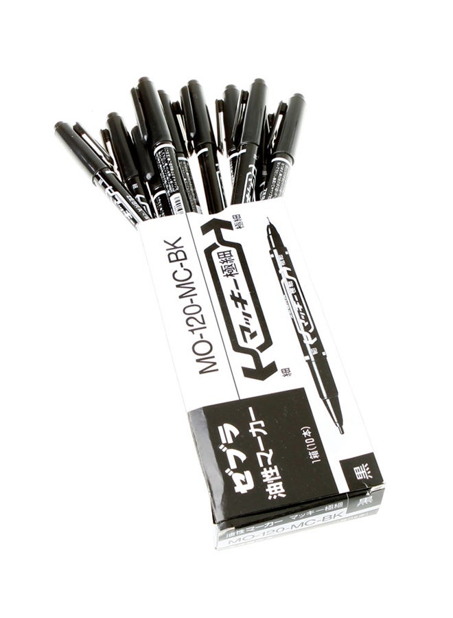 ANSELF 10-Piece Tattoo Marker Set Black - Image 2
