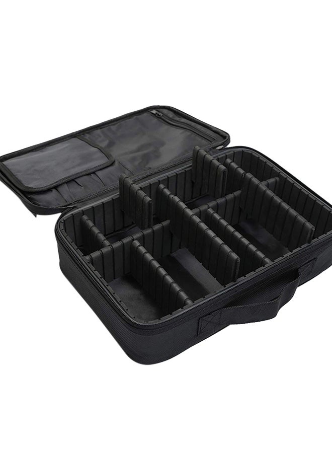 Makeup Organizer Multi-functional Bag Black - Image 3