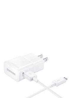 سامسونج مجموعة شاحن مع كابل USB أبيض  - Image 3